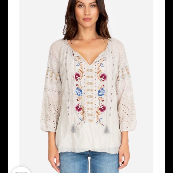 Johnny Was Angelique Peasant Blouse - Picture 3 of 7